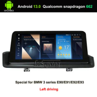 10.25" IPS Screen 8-Core Android 13 Car multimedia Player for BMW 3 Series E90 E91 E92 E93 (2005-2012) Left driving