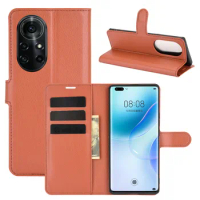 150Pcs PU Leather Flip Wallet Litchi Pattern Phone Case For Huawei Nova 11i Honor 90 P60 Magic 5 Pro X9A X8A X7A Y61 Phone Bags