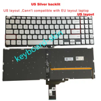 New Silver US backlit Keyboard for ASUS VivoBook X509 X509UA X509M X509DA X509JA X509MA FL8700F FL8700 FL8700FB M509 M509D M509E