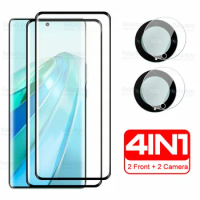 For Honor X9A Glass 4in1 Camera Tempered Glass Xonor X 9A X9 A 5G HonorX9A RMO-NX1 6.67" Screen Protector Cover Protective Film