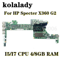 Mainboard DAY0DDMBAE0 For HP Specter X360 G2 13-4000 13-4100 13-4102TU Laptop Motherboard With I5 I7 6th Gen CPU 4GB 8GB RAM
