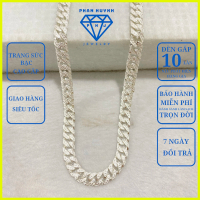 Dây chuyền cuban hình sao cao cấp bạc 950 PHJ
