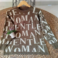 Ai sweater rajut wanita motif gentel women l atasan blouse wanita bahan rajut l sweater rajut oversi