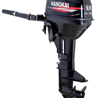 New Water Cooled 2 Cylinders 2 Stroke 9.8HP Marine Outboard Engine For Fishing Boat