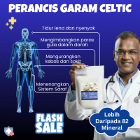 [Flash Sale] French Celtic Sea Salt More than 82 Trace Minerals – For Cooking, Detox, Skincare & Hea