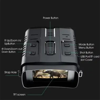 Djioyer R19 Teropong Binocular Night Vision 2.5K 10x Digital Zoom Infrared 850nm Layar 3 Inch 2000mA