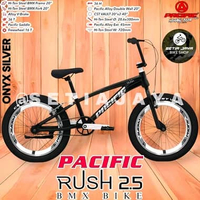 Sepeda BMX 20" Inch PACIFIC RUSH 2.5, Frame Steel, Rem V-Brake, Velg Tinggi, Sepeda Anak Laki-Laki N