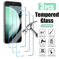 3PCS Tempered Glass for Samsung Galaxy S24 Ultra S23 S22 S21 FE 5G Screen Protector for Samsung S24 Plus A73 A53 5G A14 A34 A24