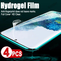4PCS Gel Film For Samsung Galaxy S20 Ultra S20+ Hydrogel Film Samsumg S 20 S20Ultra S20+ Screen Protector Not Protective Glass