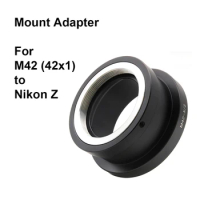M42-Nik Z For Leica M42 (42x1) lens - Nikon Z Mount Adapter Ring M42-Z M42-Nikon Z NZ for Nikon Z5 Z6 Z7 Z9 Zfc Z50 Z30 etc.