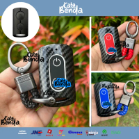 Cover Remote Carbon Yamaha Nmax Aerox Xmax Old Lexi Freego Fazzio Grand Filano Hybrid | Sarung Kunci