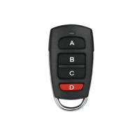 433MHz Garage Door Remote Control 4 Keys Copy Universal Remote Control Cloning Electric Gate Remote Controller Duplicator Key