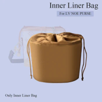 Nylon Purse Organizer Insert for LV NOE Purse Bucket Bag Organizer Drawstring Storage Bag Inner Liner Bag Mini Organizer Insert