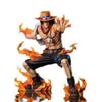 20.5Cm Gk Aa Studio One Piece Desert Portgas D Ace Debut Anime Action Figure Limited Edition Model Garage Kit Statue Toys Gift