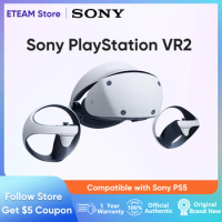 Sony PlayStation VR2 Virtual Reality PS VR2 Headset 3D VR Glasses Communicate with PS5 Playstation 5 Sony PS5 PS VR Console