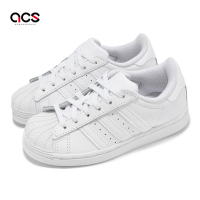 adidas 童鞋 Superstar C 白 小白鞋 中童 小朋友 休閒鞋 愛迪達 EF5395