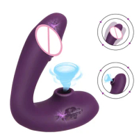 Dildo Vibrator Sex Toys for Adults Couple Female Usb Vibrator Vagina Nipple Sucker Clit Sucker Stimulator