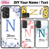 EiiMoo Custom DIY Name Text Case For Huawei Nova 5T 5Z 5i Pro 6 7 9 7i 8 8i SE For Huawei Nova 4 3 4E 3E 2i 2S Lite Flower Case