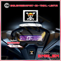 EMBLEM SPIDOMETER HONDA LOGO ONE PIECE STIKER TIMBUL AKSESORIS MOTOR STICKER SPEEDOMETER