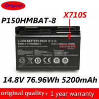 Laptop Battery X710S P150HMBAT-8 14.8V 76.96Wh For Clevo P170 P170SM P170EM P170HM P170HM3 P170SM-A For Hasee K670D-i7 Series
