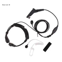 R9CB WalkieTalkie with Finger PTT Mic Headset Accessories Earpiece for XPR6000 XPR6500 XPR6550 XPR7000 XPR7550