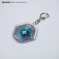 Keychain Valorant Rank Acrylic Gantungan Kunci Accesories Video Game Platinum