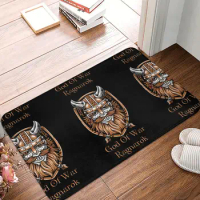 God Of War Ragnarok Game Non-slip Doormat God Of War Ragnarok - Essential Living Room Kitchen Mat Prayer Carpet Flannel