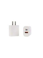 หัวชาร์จ 2 พอร์ต PD 20W รุ่นCA-20 สีขาว