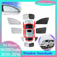 Full Cover Sunshades for Nissan NV200 Evalia Vanette Chevrolet City Express M20 2010~2016 Window Windshield Visor Mat Accessorie