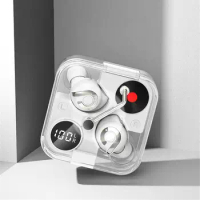 Wireless headset with LED earbuds Retro record player earphone Creative headphone for