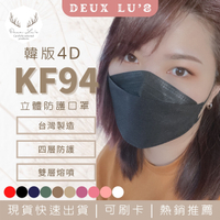快速發貨│可刷卡│Deux Lu's嚴選代購🔥韓版KF94不脫妝防護型口罩