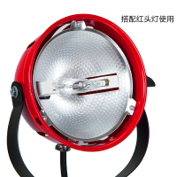 貝陽紅頭燈燈泡800w led紅頭燈管 led攝影燈泡 拍照聚光燈燈泡 補光聚光燈拍攝燈泡補光燈神明少女燈燈泡