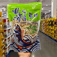 北海安濱魚絲600g袋裝 燒烤味魷魚絲 深海魷魚絲零嘴 Costco代購