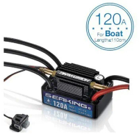 Hobbywing Boat ESC Seaking-120A-V3 Watercooling low-voltage cutoff protection Boat length less than 110CM For Competition Or Fun
