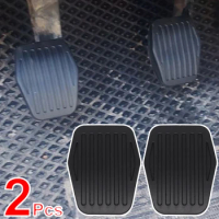 2Pcs Car Rubber Brake Clutch Foot Pedal Pad Cover 3M512457AA For Ford Focus 2 MK3 2004 - 2020 Kuga C394 C520 Escape C-Max