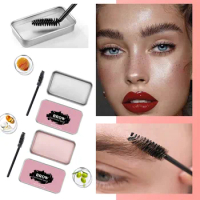 Fully Pigmented Long Wear Waterproof Brow Gel Filler And Style Tinted Brow Enhancer With Brush Bright Mascara Eyelashes Mascara