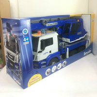 【Fun心玩】RU3770 麗嬰 德國製造 BRUDER 1：16 MAN 藍色吊車組 工程車 兒童 大型 汽車 玩具