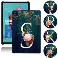 Case for Samsung Tab A7 10.4 T500 Case Back Cover for Samsung Galaxy Tab S6 Lite P610 T510 S5e Hard Shell Initials Name Printed