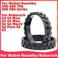 For iRobot Roomba Series 500 600 700 800 900 / Roborock S5 Max S6 MaxV S6 Pure E5 E6 I7 S9 Spare Parts Rubber TIRES Wheels
