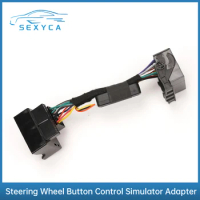 RCD330 MIB RCD360 RCD510 Multifunction Steering Wheel Button Control Simulator Adapter For VW Golf 5 6 Jetta MK5 Touran Caddy