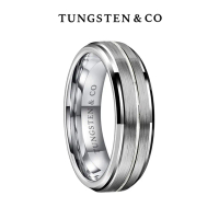 Lustraline Silver Tungsten Ring - 6mm | Wedding Band | Comfort Fit | Modern Ring | Fashion Ring | St