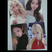 Thẻ May Mắn MS Mini 5, Aespa Whiplash, Màu Vàng Cam, Hồng, Mùa Đông, Cây Liễu, Jimin, Gilr, Seungmin