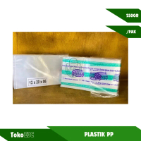 PLASTIK PP GLOSSY BENING TRANSPARAN TEBAL 06 ATAU 6 MICRON isi 250gr