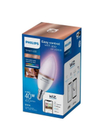 หลอดไฟเปลี่ยนสีอัจฉริยะ (WiZ Color Ambiance) รุ่น PHI WFB 40W C37 RGB