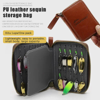Memancing Lure Bag Spoon Bait Wallet Trout Lure buatan Crank Bait Pesca memancing Tackle Spoon Lure 