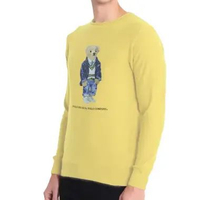 POLO - 7857.27 SweatShirt Mens Bear - Butter Yellow Butter Yellow XL