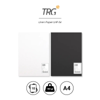 TRG Kertas Linen A4 180gr LNP-54 - Linen Paper Karton Tekstur Hitam Putih Cover Sertifikat Gambar De