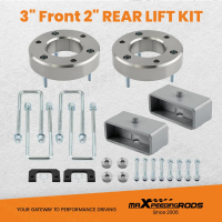CJ7F ชุดยกหน้า 3" และหลัง 2" สำหรับ GMC Sierra Silverado 1500 ปี 2007-2020 สำหรับงานหนัก 9A7X2