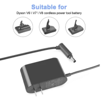 For Dyson V6 V7 V8 SV03 DC58 series Replacement Charger Absolute Animal Fluffy Cordless Vacuum Cleaner Power Power Adapte EU US