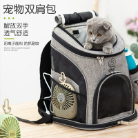 貓背包貓包外出便攜雙肩大容量貓咪背包拉桿箱帆布寵物出行包狗包
